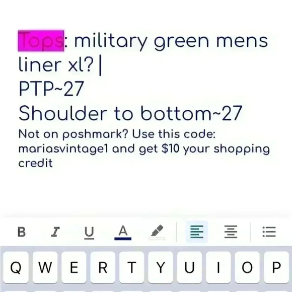 VTG military green jacket liner 90s or prior sized mens large - Picture 8 of 8